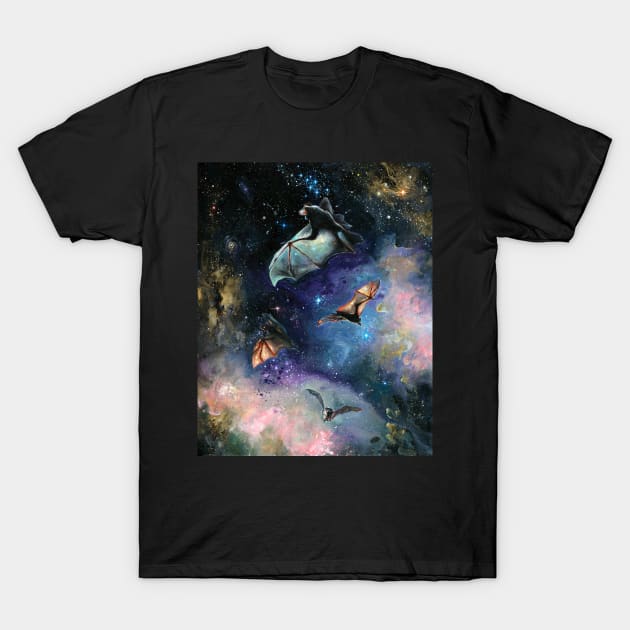 Scream of a Great Bat T-Shirt by Alien Moth